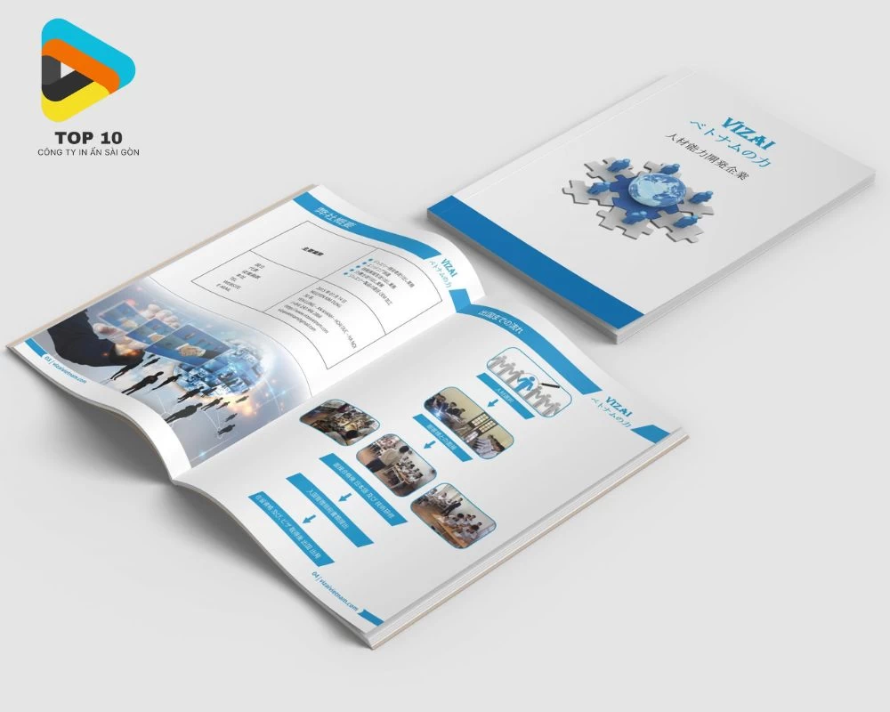 Mẫu cataloge công ty của Công Ty In Kỹ Thuật Số