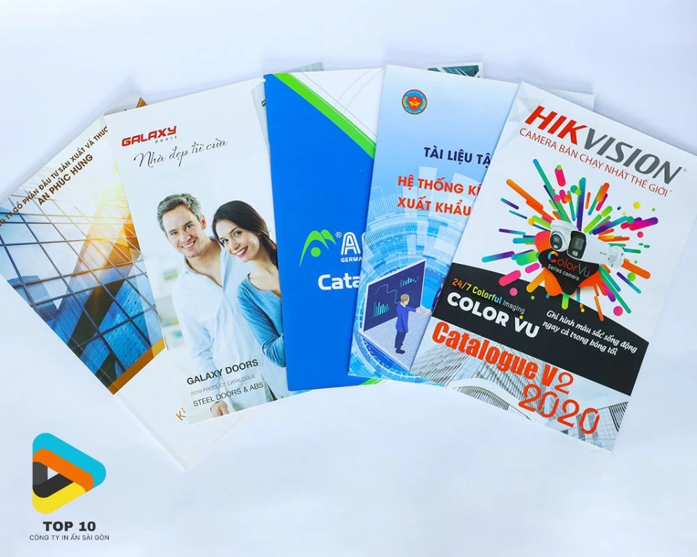 Các mẫu in Offset catalogue hoàn thiện của Alona