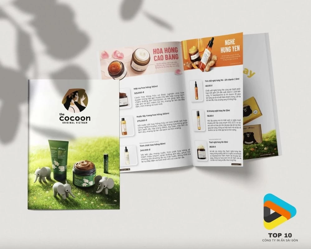 Mẫu catalogue giới thiệu sản phẩm Cocoon
