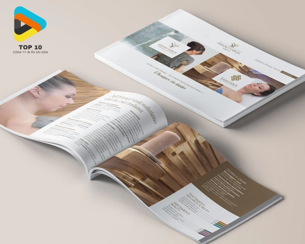 Mẫu catalogue spa đẹp