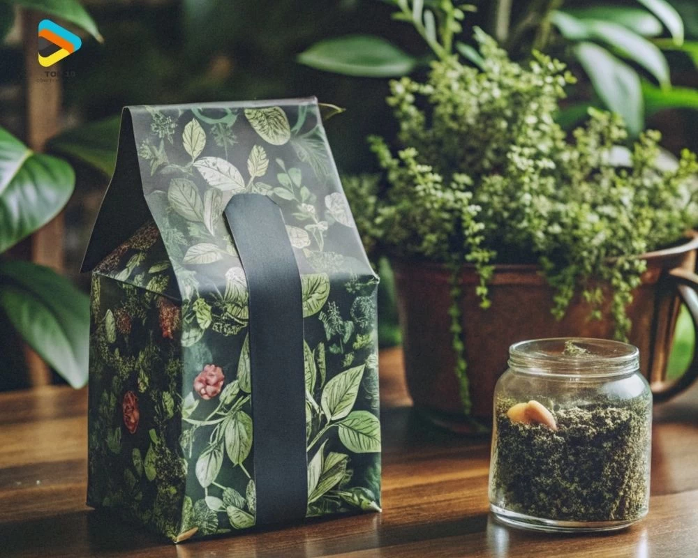 Túi giấy đựng trà dạng đứng