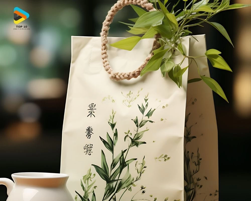 Túi giấy đựng trà kraft