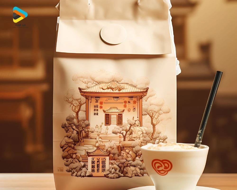 Túi giấy trà đẹp, bắt mắt