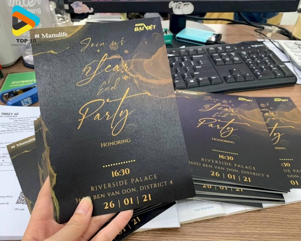 Giấy Bristol - giấy in thiệp mời dự sự kiện