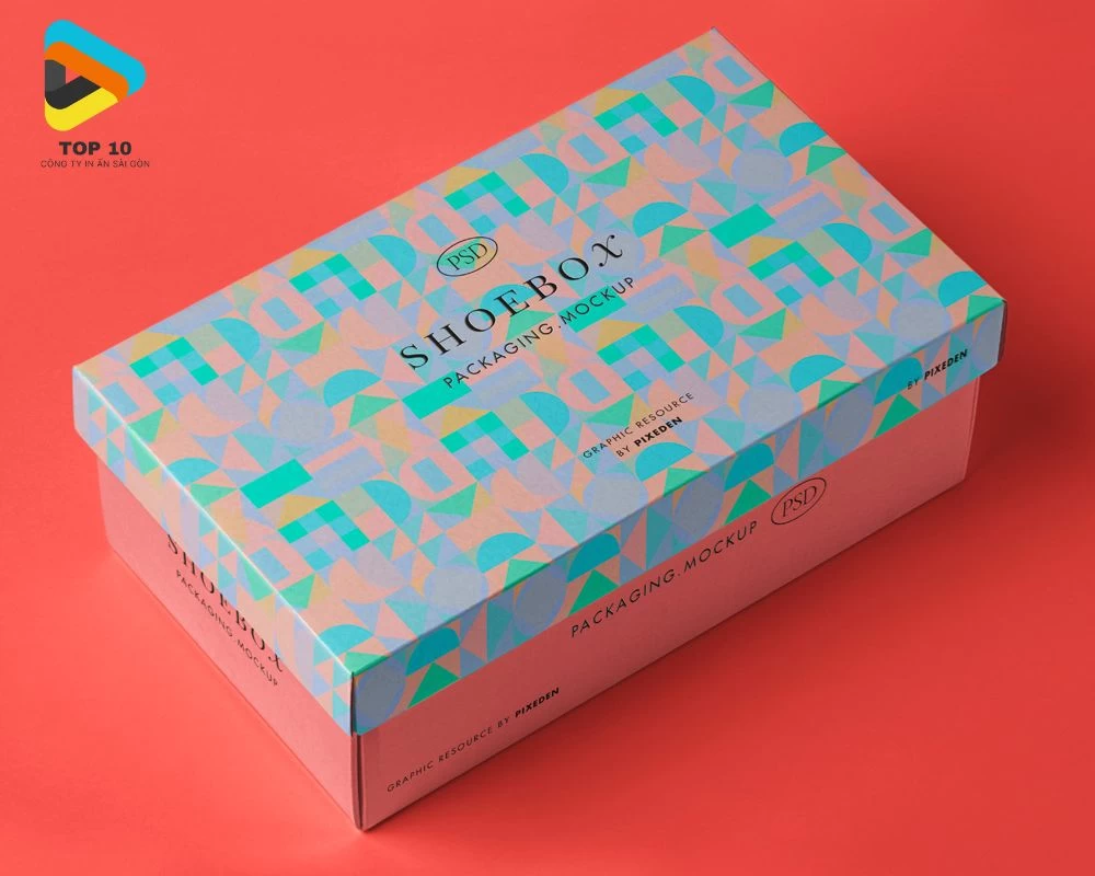 Kích thước phổ biến của hộp đựng giày kiểu nắp rời