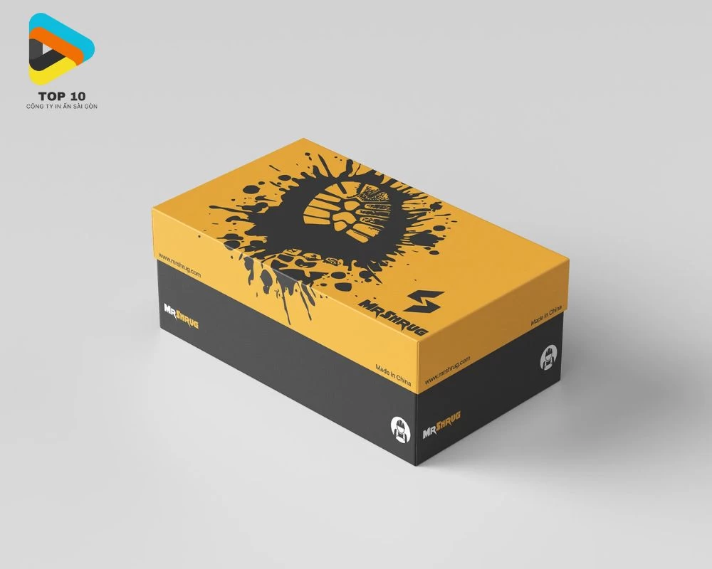 Mẫu hộp đựng giày carton cứng cao cấp