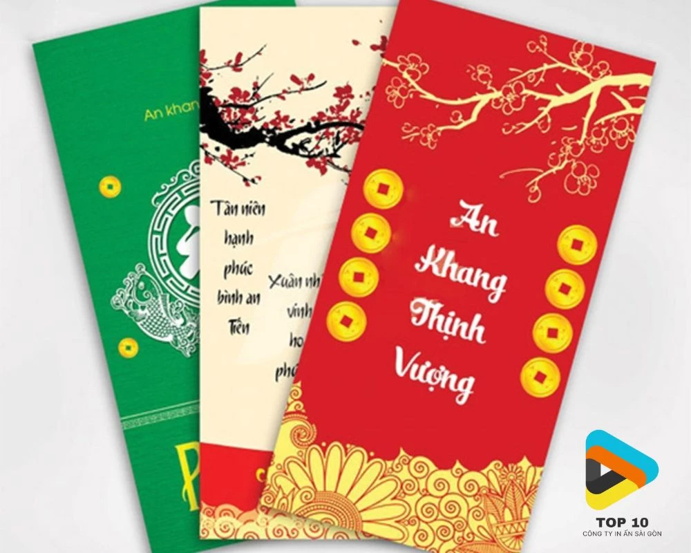 Mẫu bao lì xì đơn giản