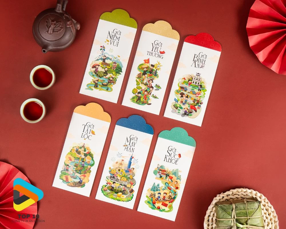 Bao lì xì tết đẹp