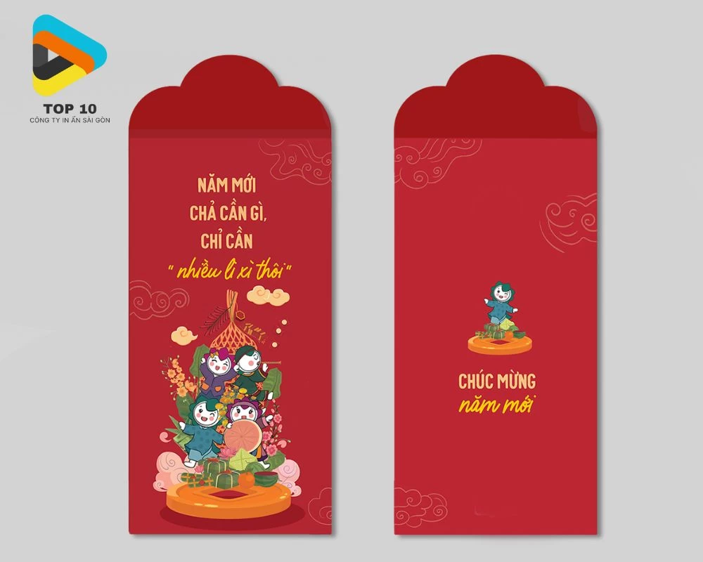 Hình bao lì xì cute