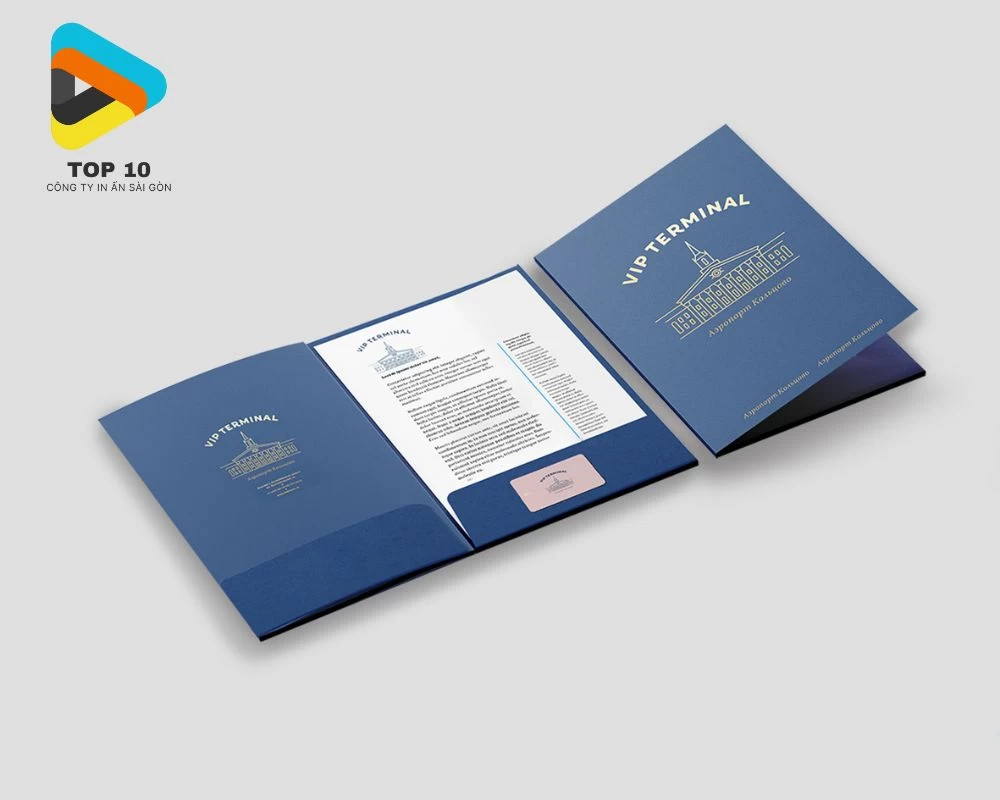 In folder giấy couche