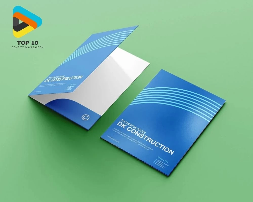 Mẫu thiết kế folder theo yêu cầu 