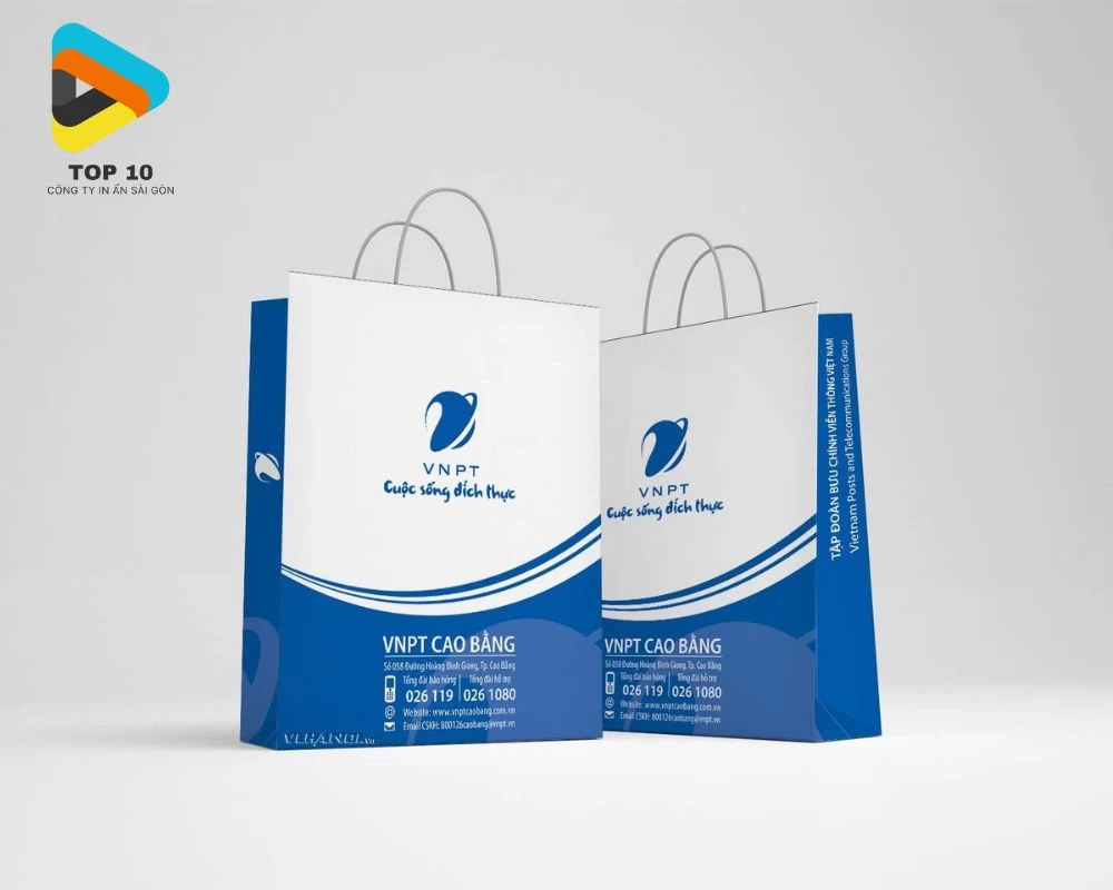 Túi giấy VNPT chi nhánh Cao Bằng