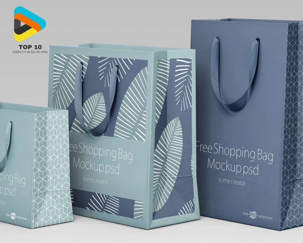 Túi giấy shopping nhiều kích cỡ đẹp