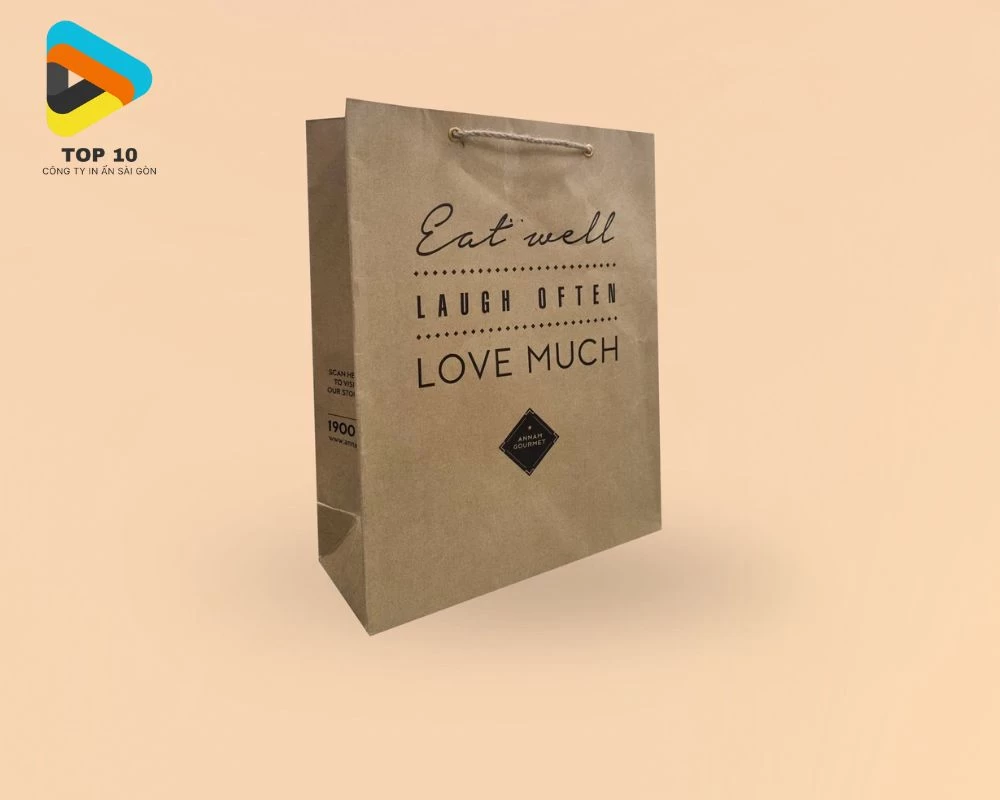 Mẫu túi giấy đựng thực phẩm của Annam