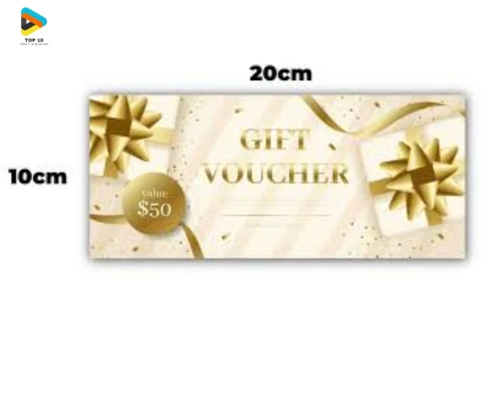 Kích thước voucher