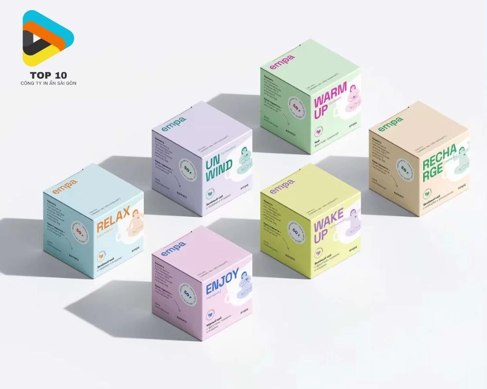 Mẫu hộp giấy của Miligo