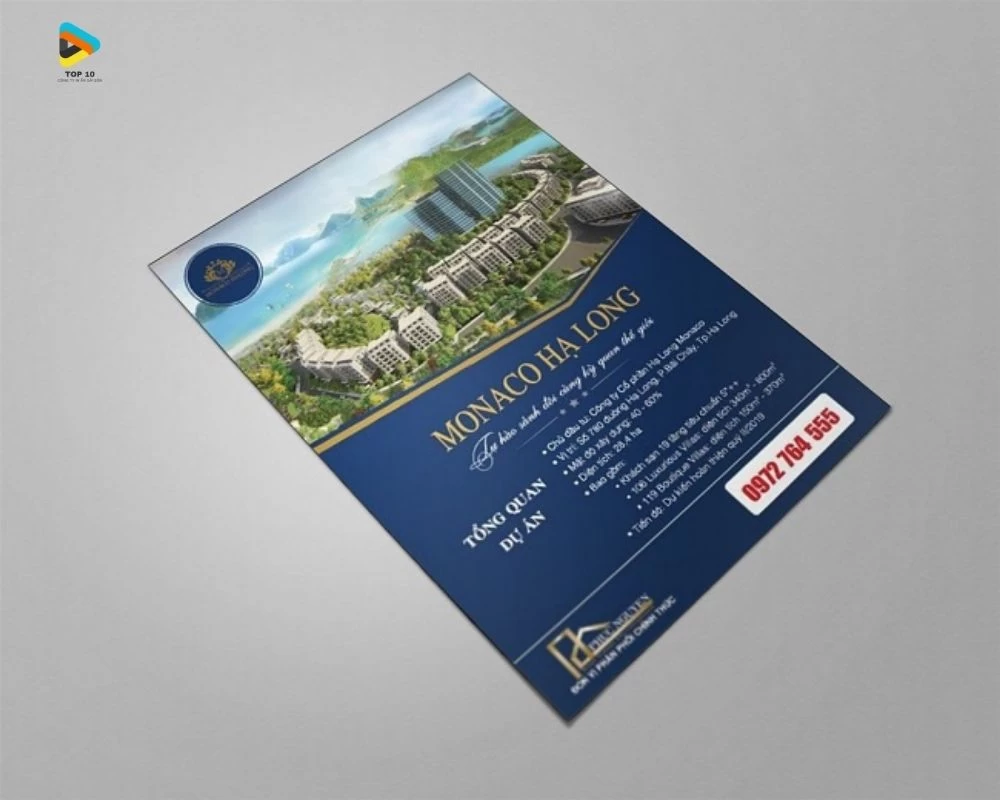 Mẫu tờ rơi bất động sản A4