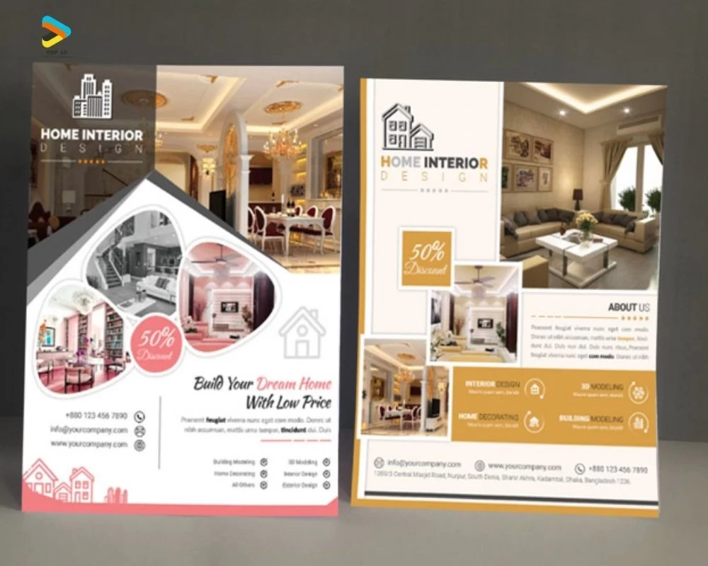 Tờ rơi nội thất độc đáo