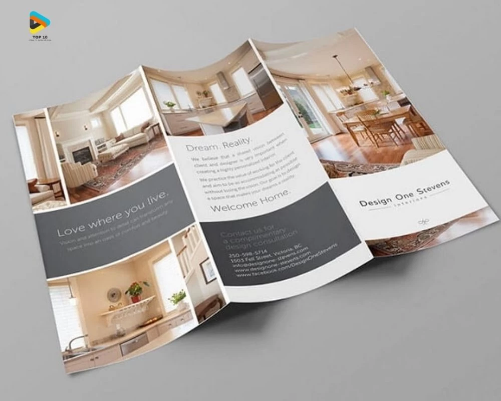 Tờ rơi nội thất gấp 3