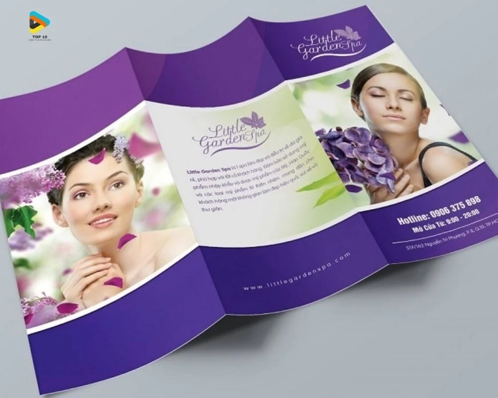 Tờ rơi gội dầu tại Spa