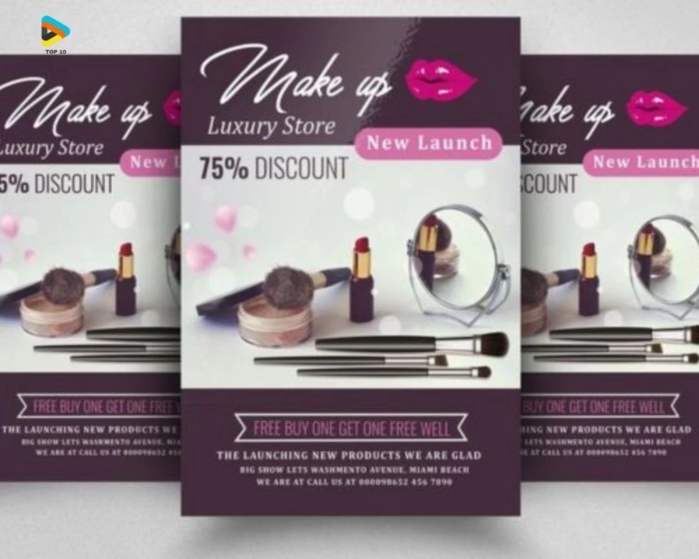 Tờ rơi ngành làm đẹp 