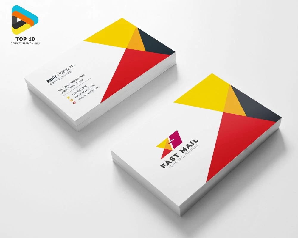 Mẫu card visit cho designer