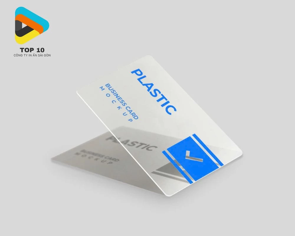 Mẫu thẻ nhựa PVC trong suốt