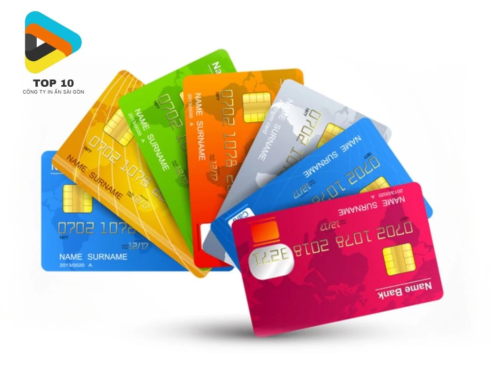 Mẫu thẻ nhựa thành viên gắn chip