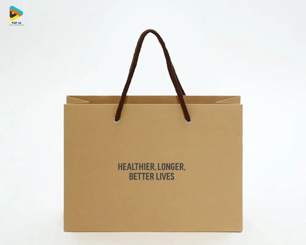 Túi giấy kraft hình chữ nhật