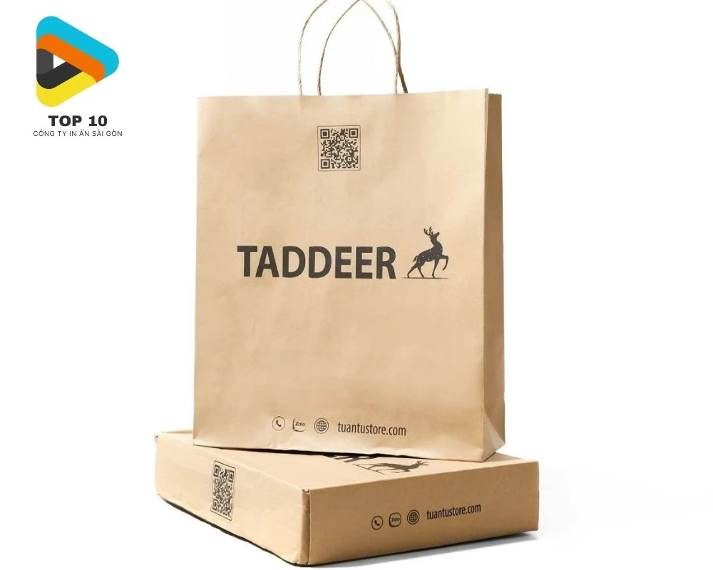 Túi giấy Kraft đựng quà