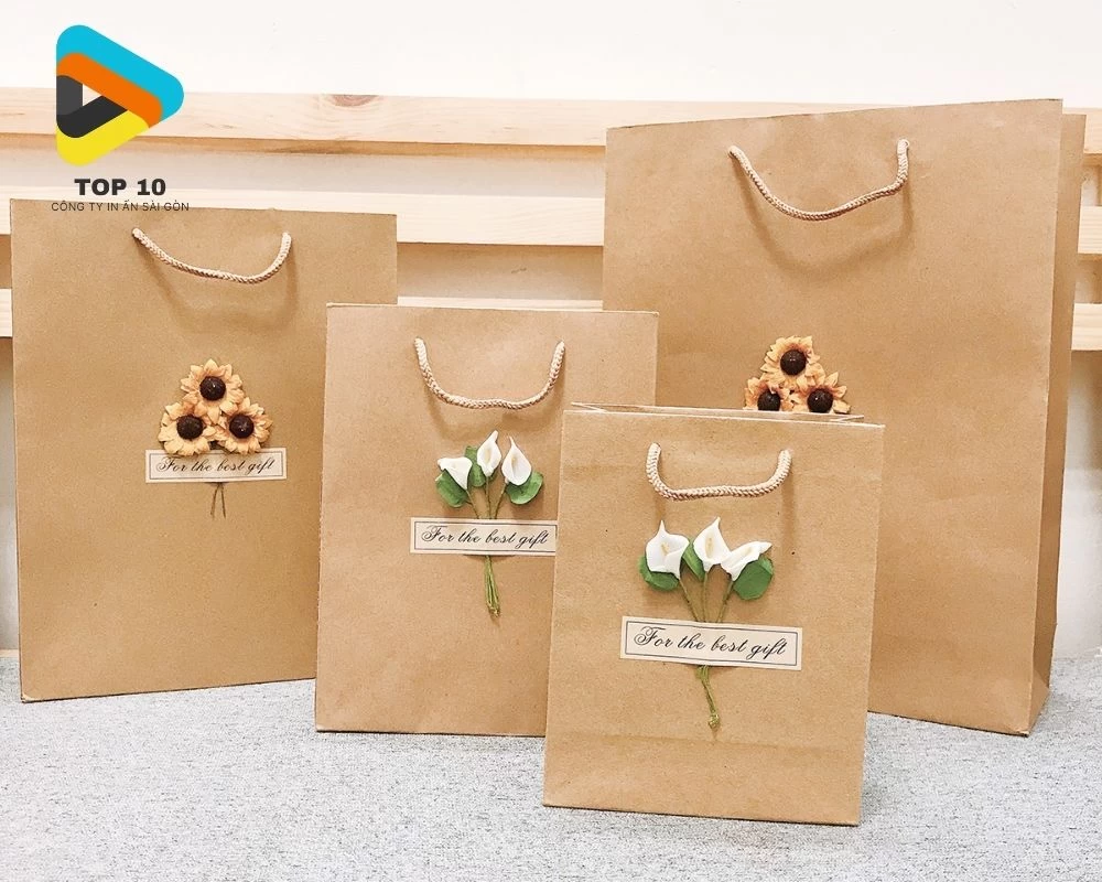 Túi giấy quai xách vintage