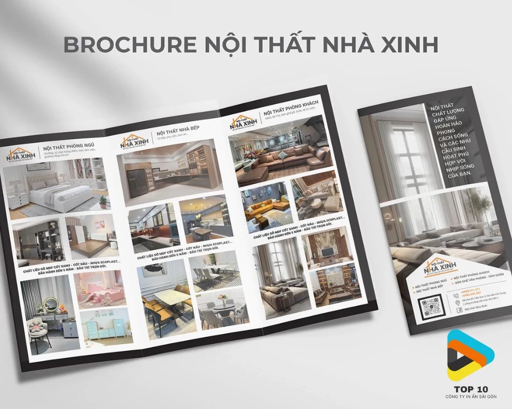Mẫu brochure nội thất giới thiệu dự án căn hộ – nhà phố