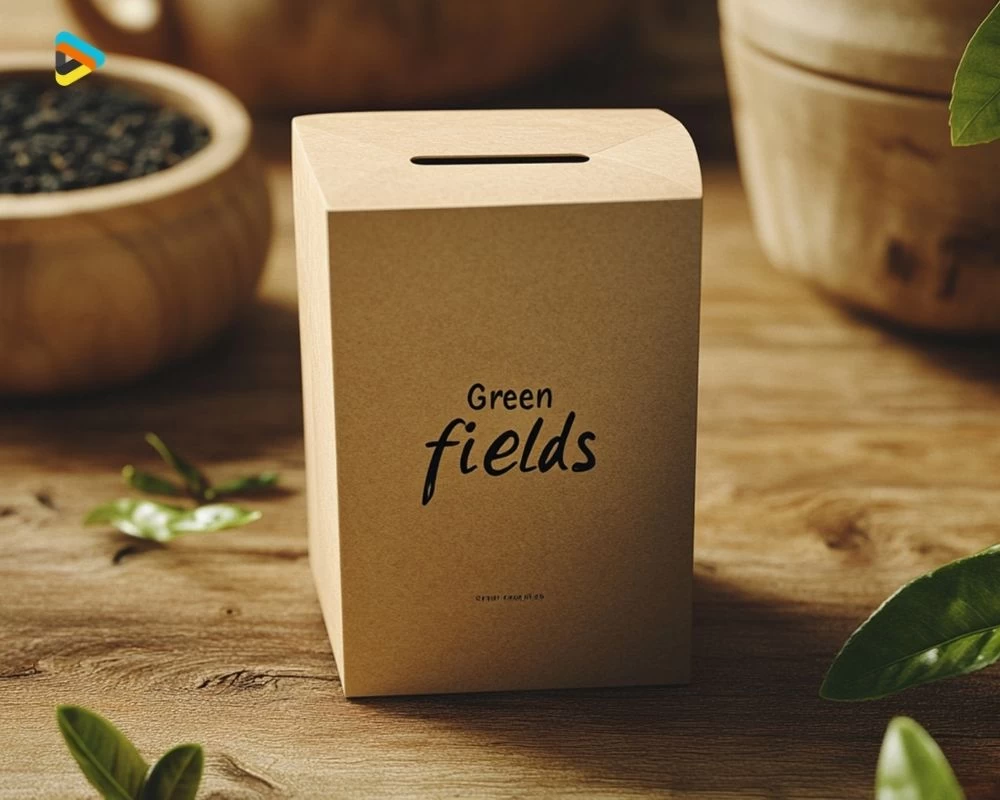 Hộp giấy đựng trà bằng giấy kraft