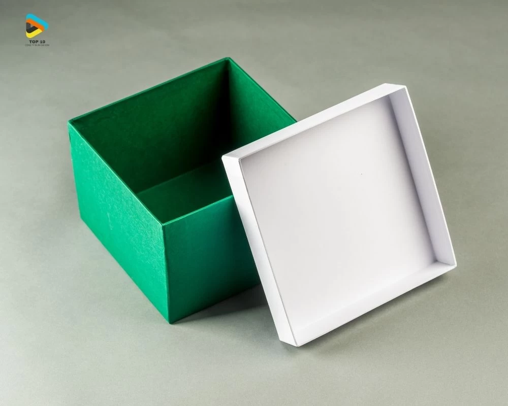 Hộp vuông nắp âm dương