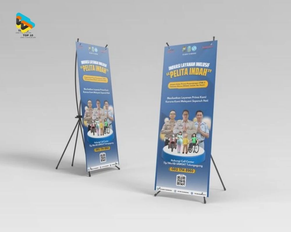 In standee tại Quảng Cáo Hoàng Phương