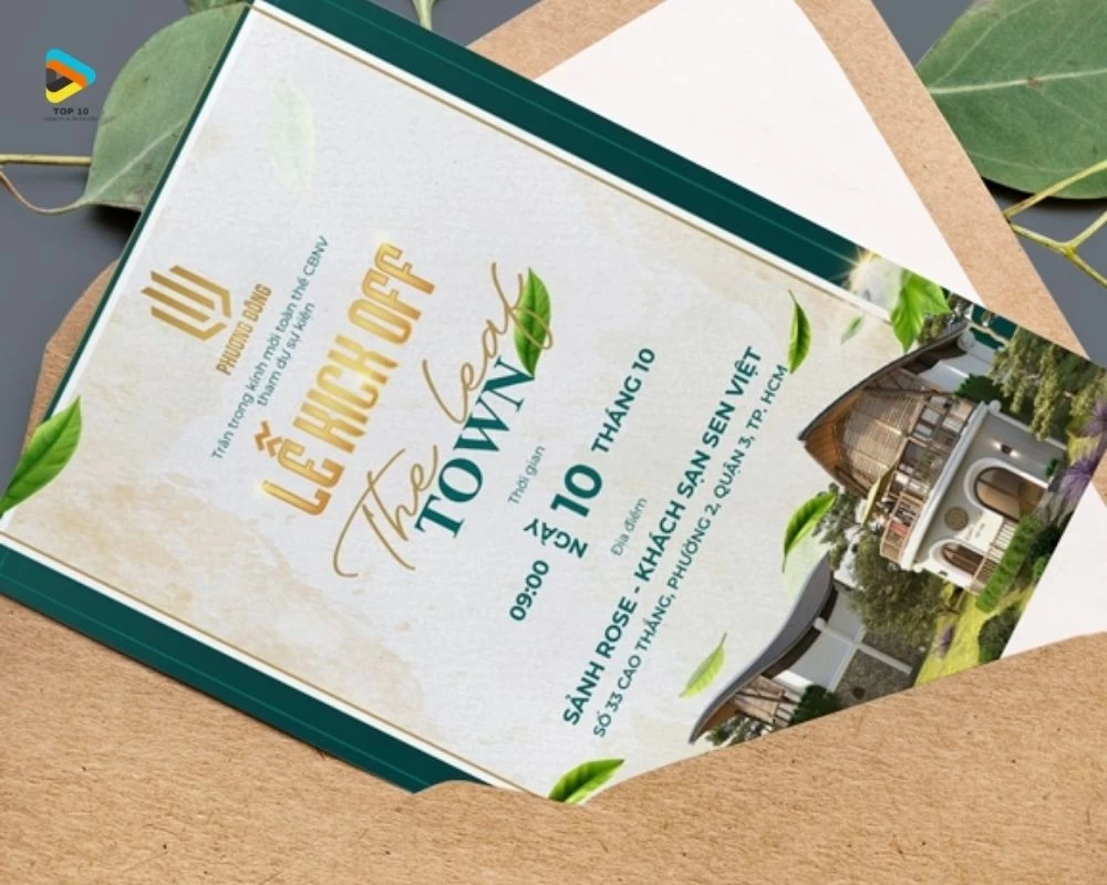 In thiệp cưới tại Công ty Phước Sang