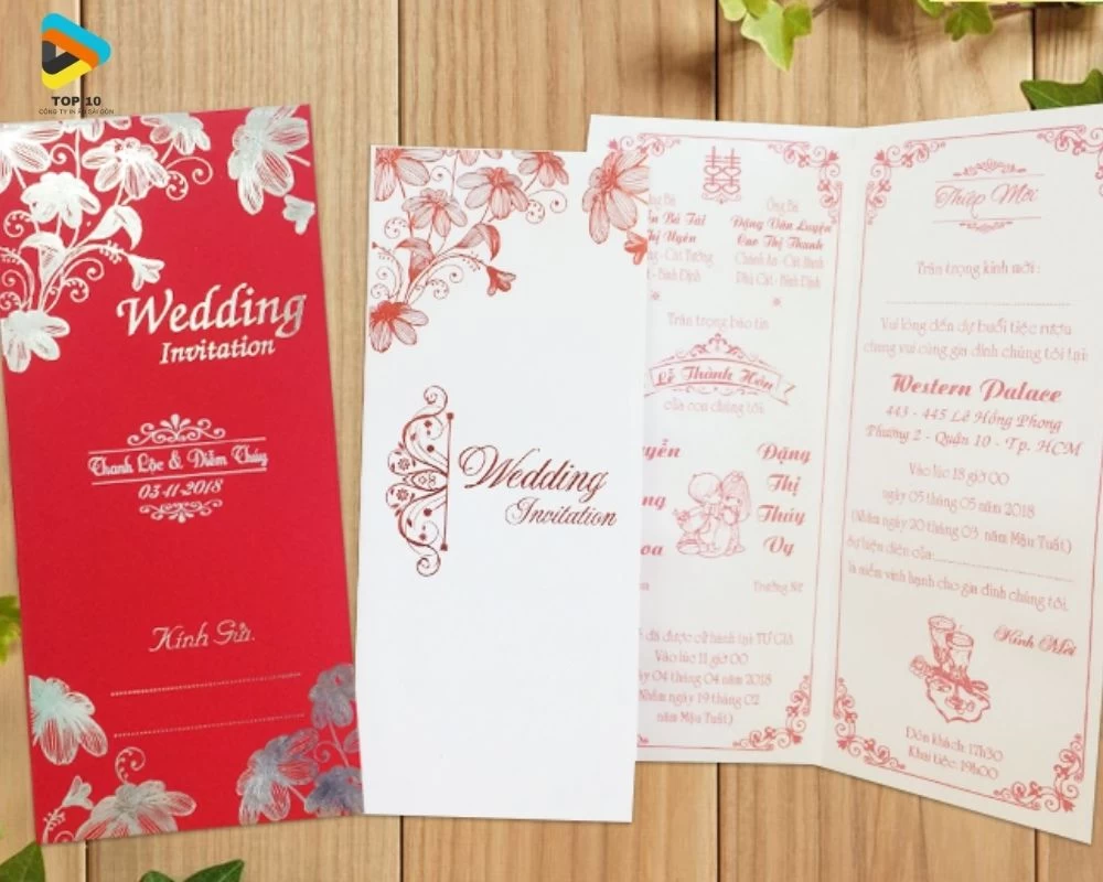 In thiệp mời Xưởng In Liên Việt