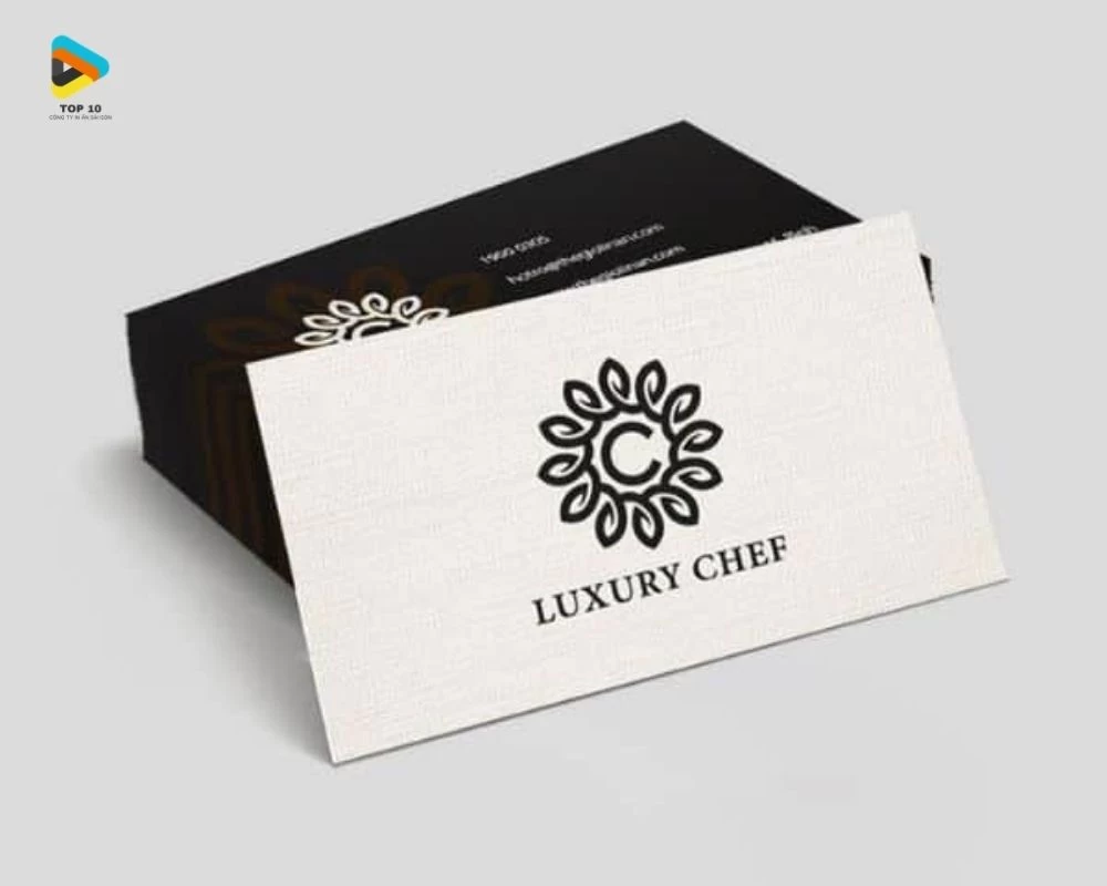 Danh thiếp của luxury chef