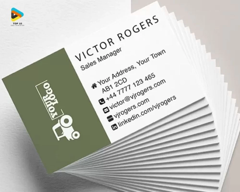 Name card của Victor Rorgers