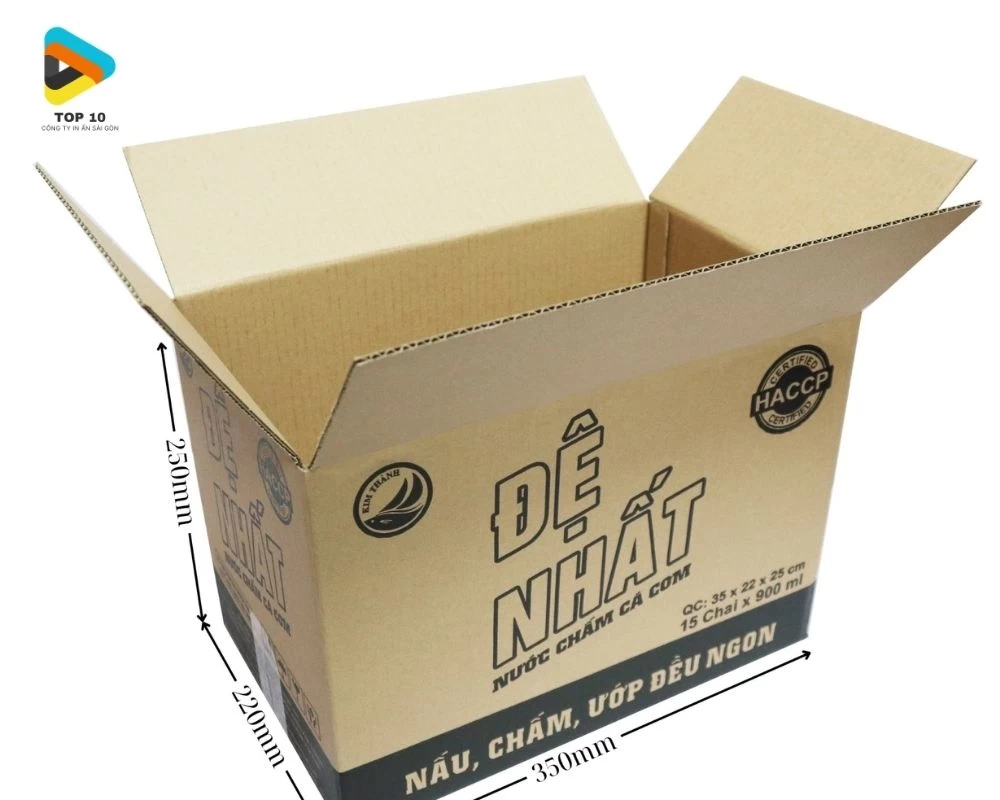 Mẫu hộp carton trung bình