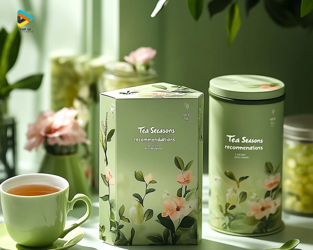 Mẫu hộp trà hình trụ