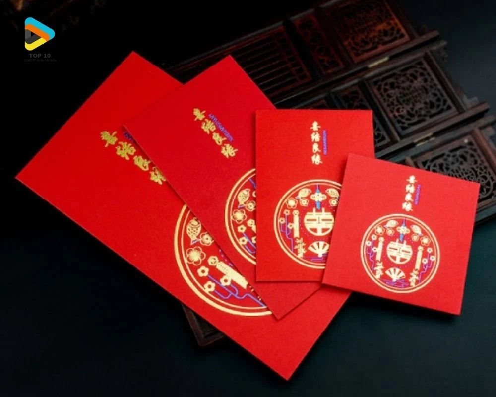 Mẫu bao lì xì đỏ đẹp