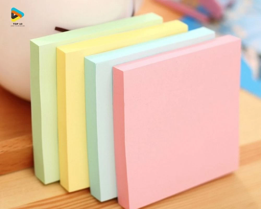 Giấy ghi chú hình vuông đẹp mắt