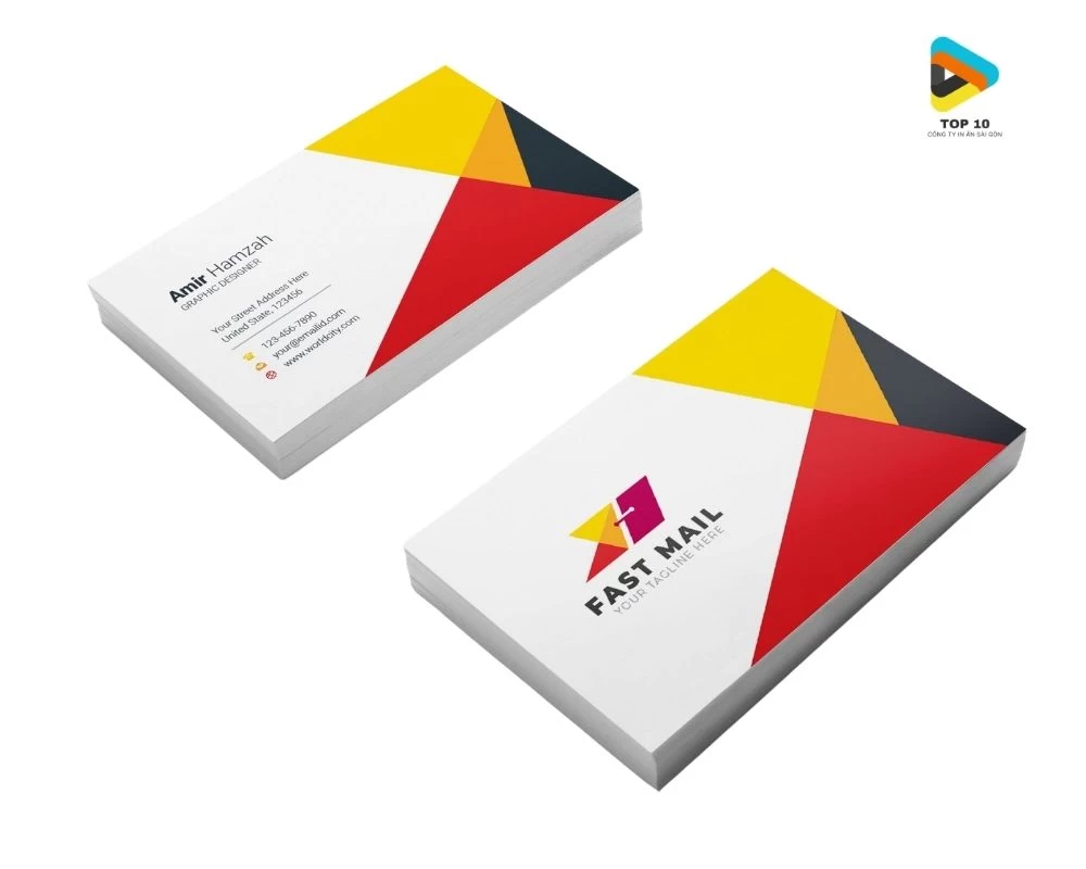 Dịch vụ in name card tại Công ty Thiết kế In ấn Khải Nguyên
