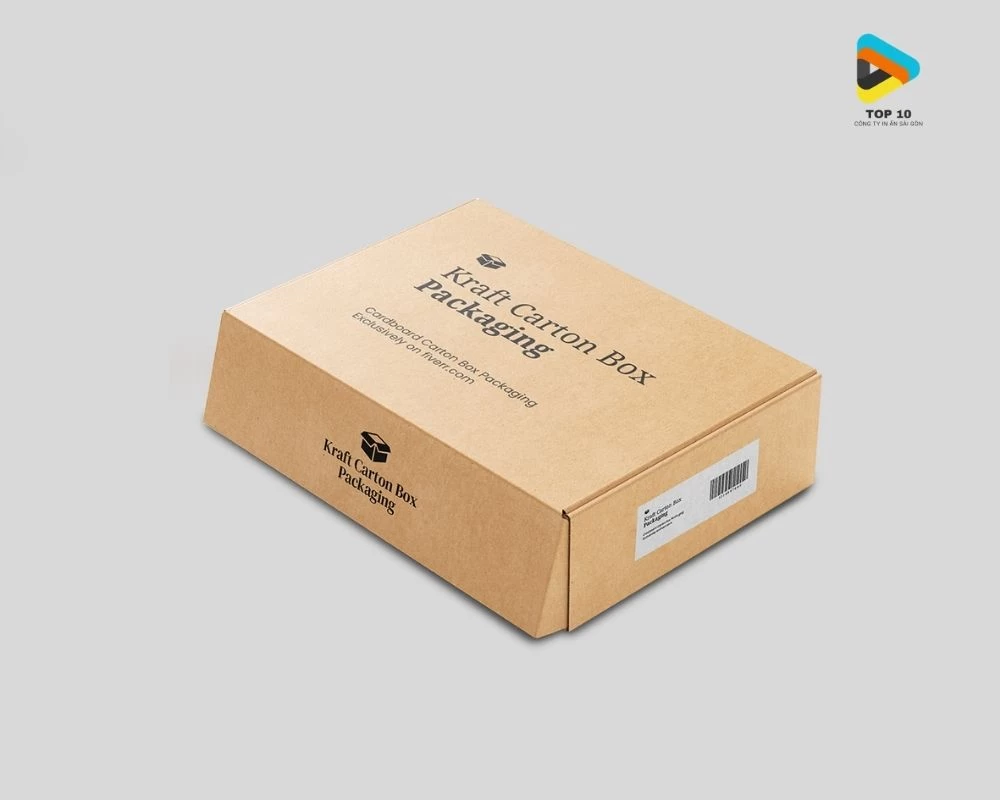 Hộp giấy kraft tại Công ty in ấn túi giấy Sắc Hoa