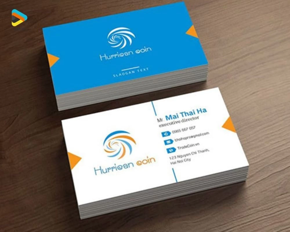 Name card đẹp, ấn tượng bằng giấy couche