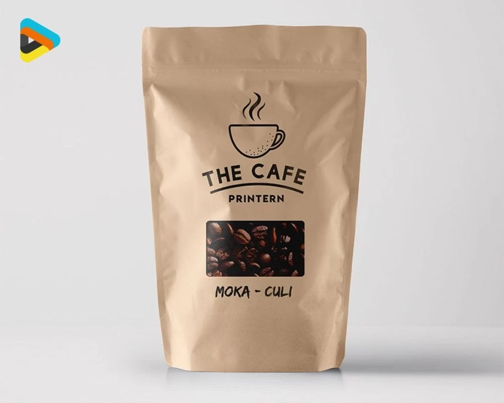 In túi giấy đựng cafe tại Xưởng In Kinh Tế
