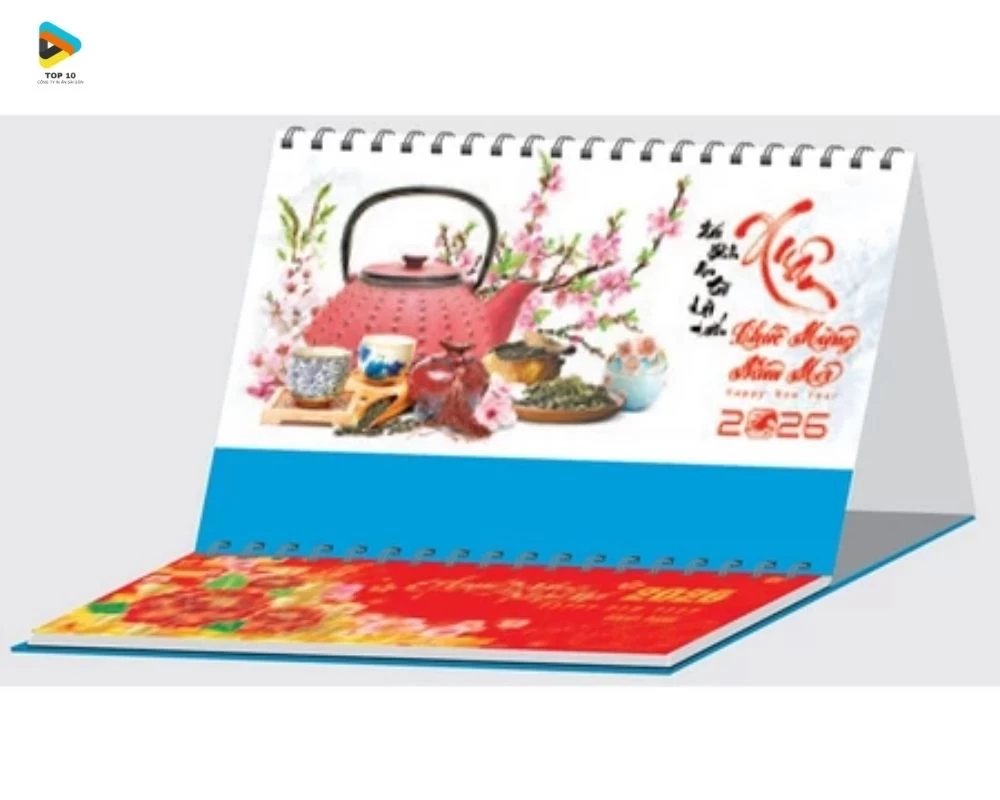 Lịch để bàn chào Xuân