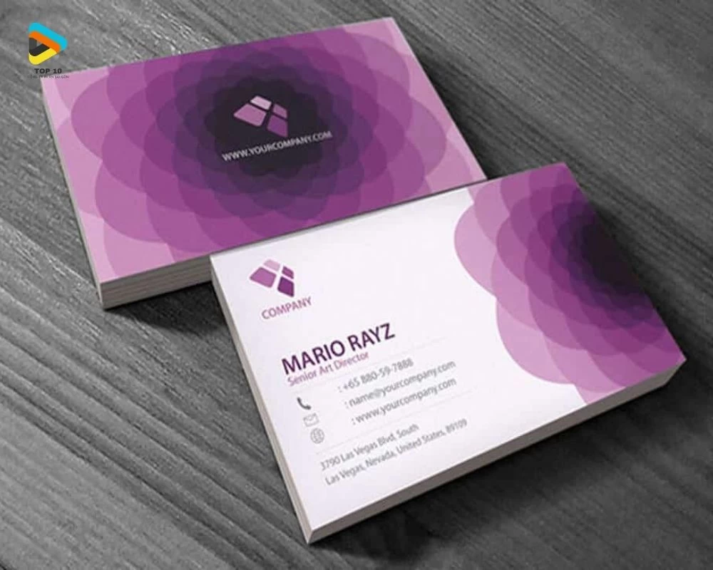 Mẫu name card sang trọng