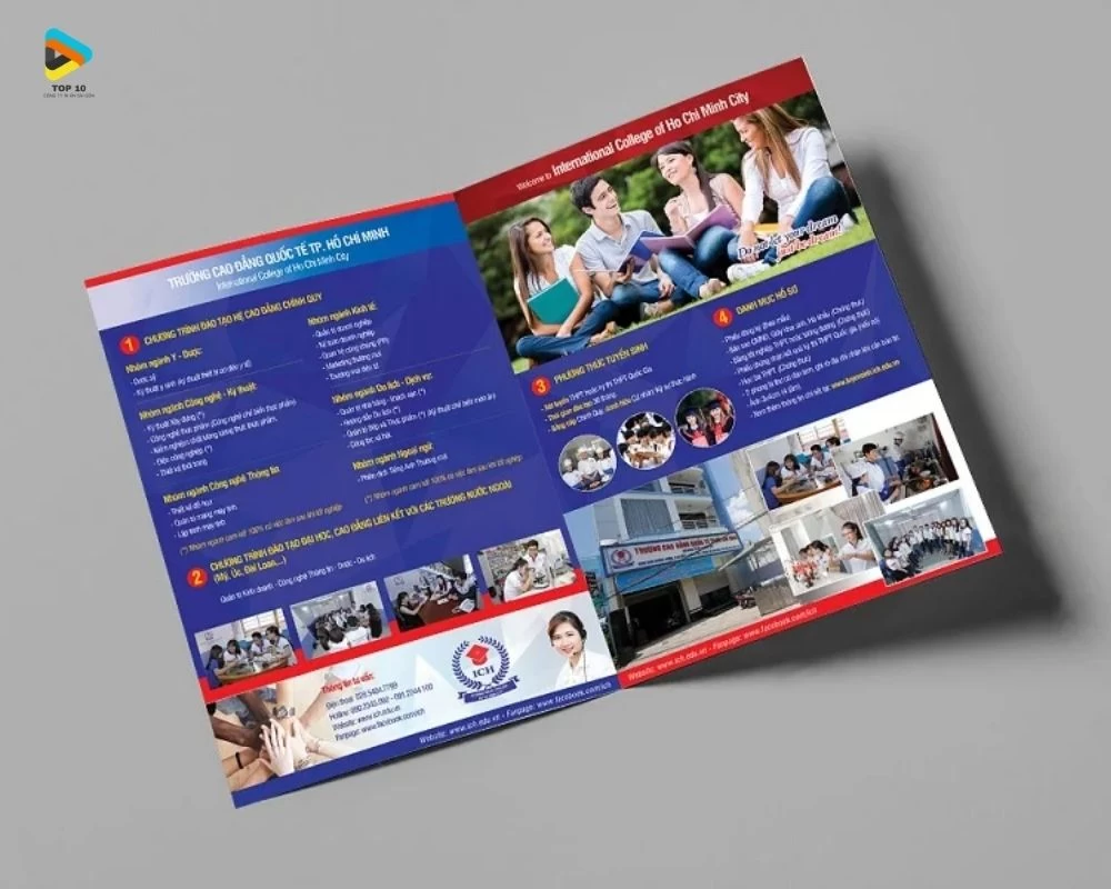 Brochure tuyển sinh cho trường Cao đẳng quốc tế